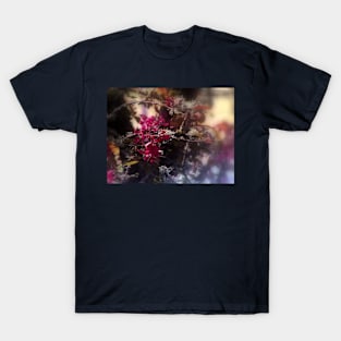 red Malus 'Radiant'  crab apple blossoms #2 T-Shirt